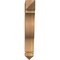 Ekena Millwork Funston Arts & Crafts Rough Sawn Bracket, Western Red Cedar, 4"W x 18"D x 26"H BKT04X18X26FST03RWR - alternate 4